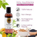 Huile de massage pour bébé