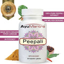 Peepali Capsules (Piper longum) - 60 Capsules