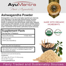 Ashwagandha-pulver (Withania Somnifera) - 114gm | 227 gram