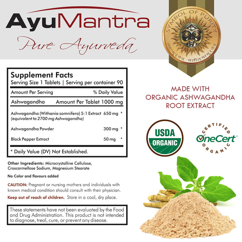 Ashwagandha Tablets - (Withania Somnifera)