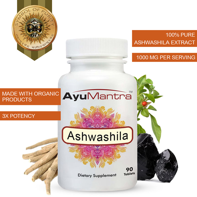 Ashwashila Tablets (Ashwagandha + Shilajit)