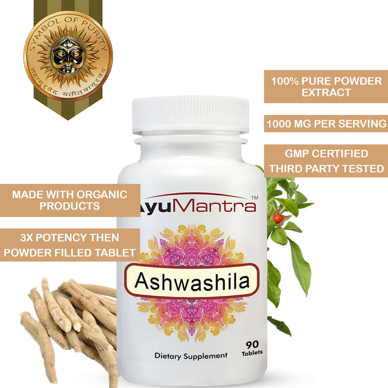 Ashwashila Tablets (Ashwagandha + Shilajit)