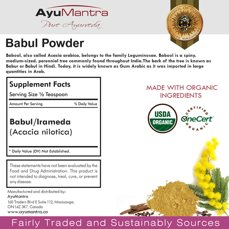 Buy Ayurvedic Babul/Irameda Powder Online | Canada & USA | Ayumantra