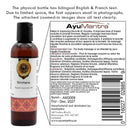 AyuMantra Brimhana organic ayurvedic oil bottle with label and text.