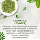 Green Cardamom (Elettaria cardamomum) Powder - 227gm