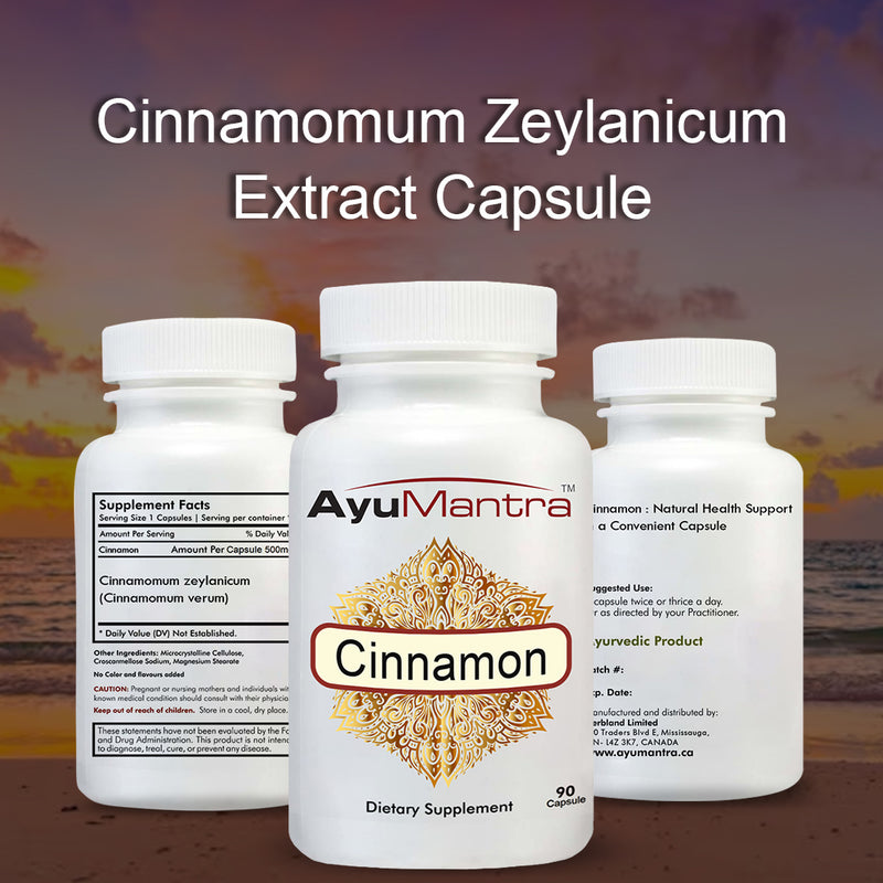 Cinnamon Capsules - ( Cinnamomum zeylanicum )