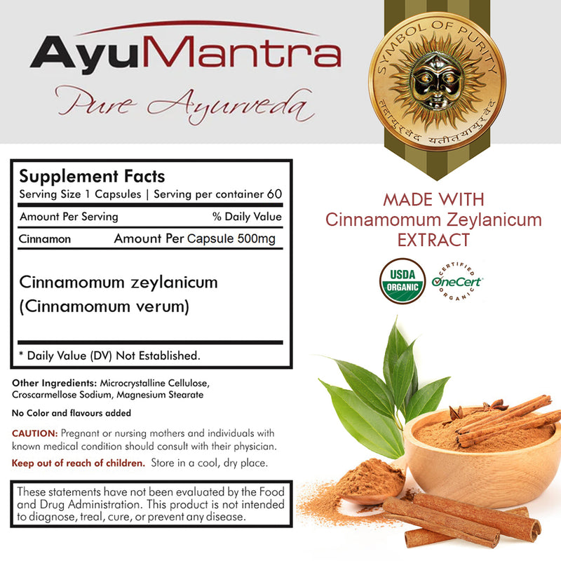 Cinnamon Capsules - ( Cinnamomum zeylanicum )