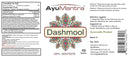AyuMantra Dashmool label with colorful design and product details.