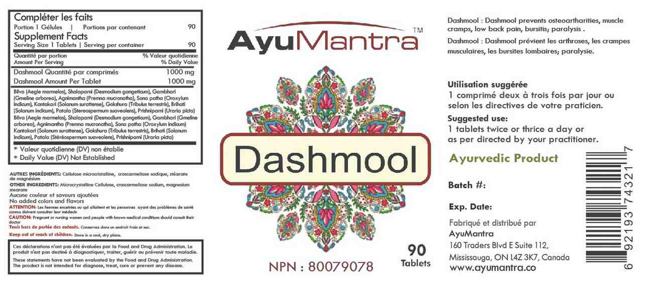 Dashmool Tablets - Ayurvedic Muscle, Joint & Inflammation Relief