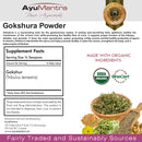 Gokshura Powder (Tribulus terrestris) - 114gm | 227gm