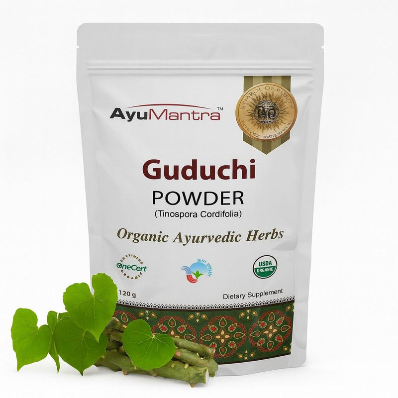 Poudre de Guduchi (Tinospora cordifolia)