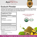 Guduchi Powder (Tinospora cordifolia) -  114 gm | 227 gm