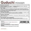 Polvo de Guduchi (Tinospora cordifolia) - 114 g | 227 gramos