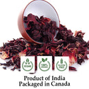 Hibiscus Flower (Hibiscus rosa-sinensis) Cut & Sifted - 227gm