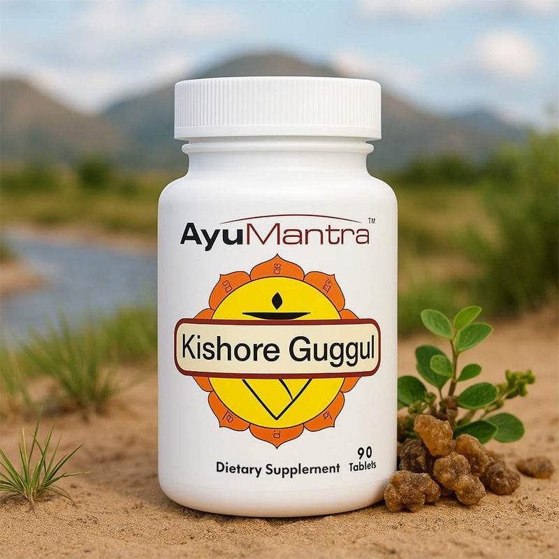 Comprimés Kishore Guggul (Commiphora wightii)