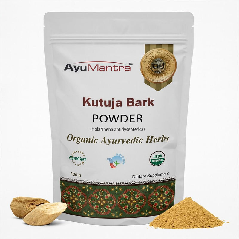 Poudre d'écorce de Kutuja (Holarrhena Antidysenterica)