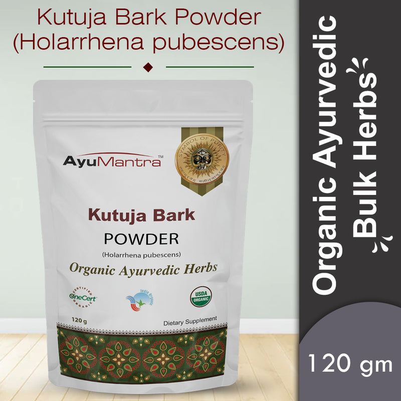 Poudre d'écorce de Kutuja (Holarrhena Antidysenterica)