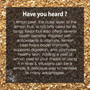 Lemon Peel (Citrus limon) - Cut & Sifted - 227gm