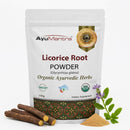 Racine de réglisse/poudre de Yastimadhu (Glycyrrhiza glabra)