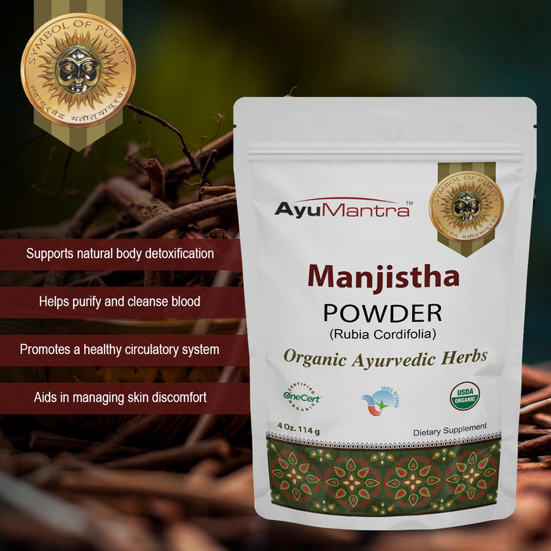 Manjistha Powder (Rubia cordifolia)