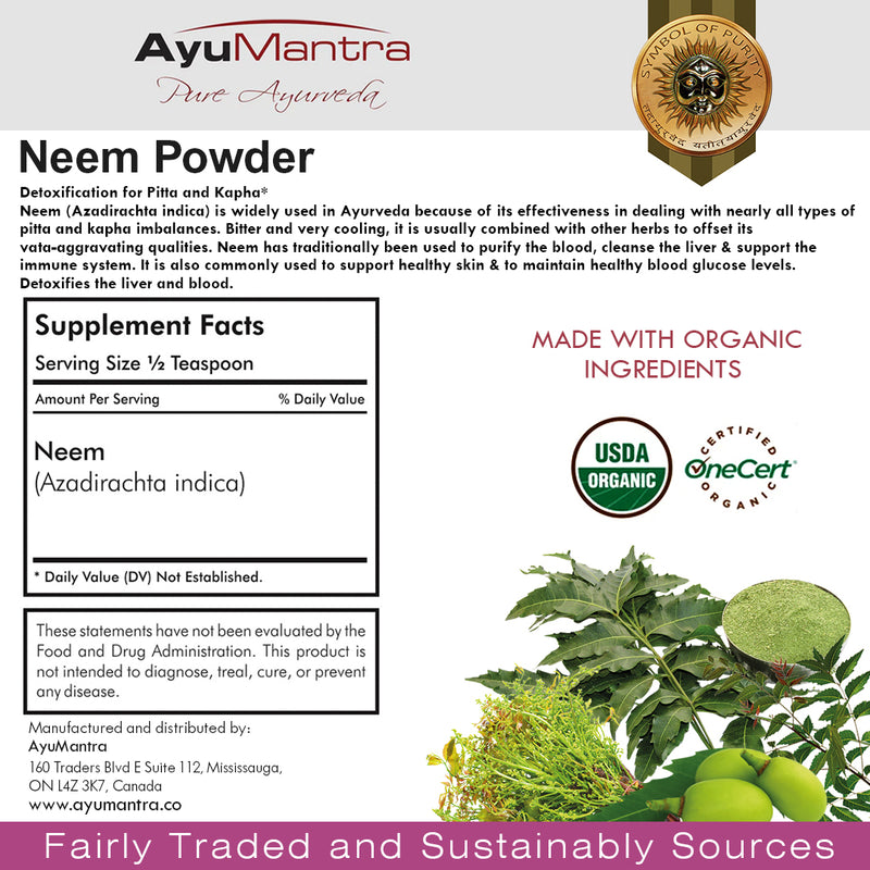 Neem Powder (Azadirachta indica)