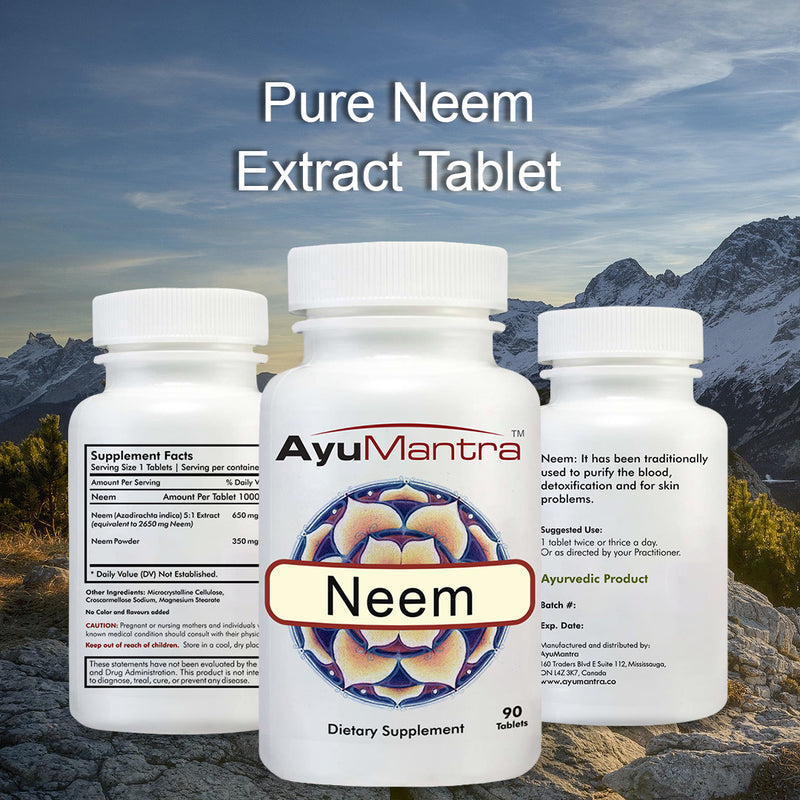 Neem Tablets - (Azadirachta indica)