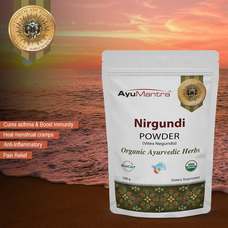 Nirgundi Powder (Vitex negundo)