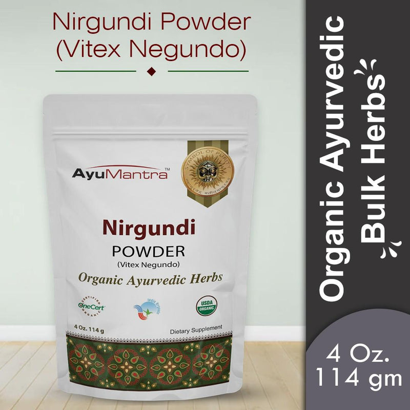 Poudre de Nirgundi (Vitex negundo)