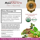 Huile de massage pour bébé