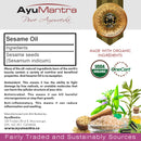 Sesame Oil (Sesamum Indicum)