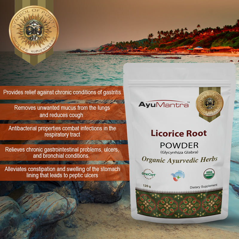 Licorice Root / Yastimadhu Powder (Glycyrrhiza glabra)