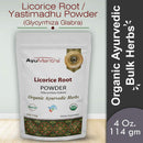 Racine de réglisse/poudre de Yastimadhu (Glycyrrhiza glabra)