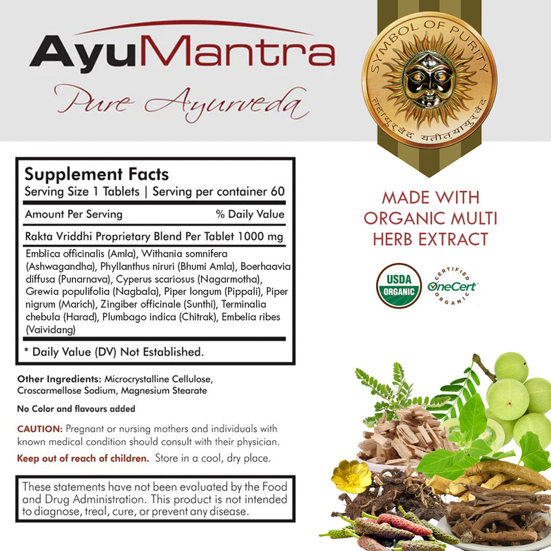 Comprimés Rakta Vriddhi