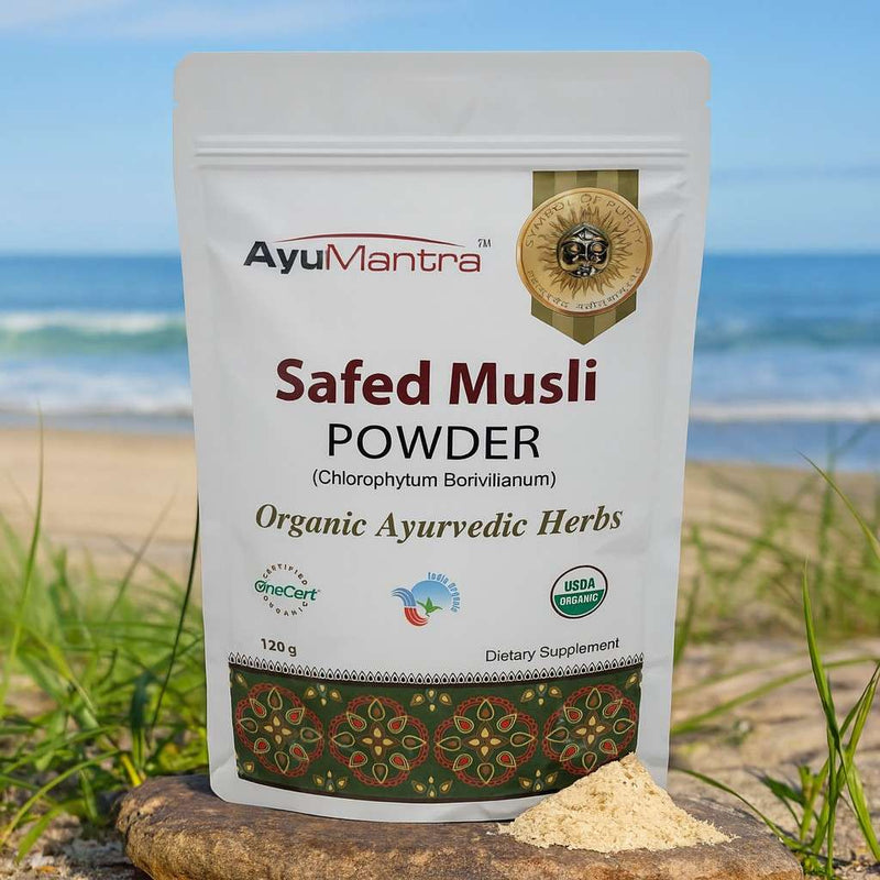 Safed Musli Powder (Chlorophytum borivilianum)