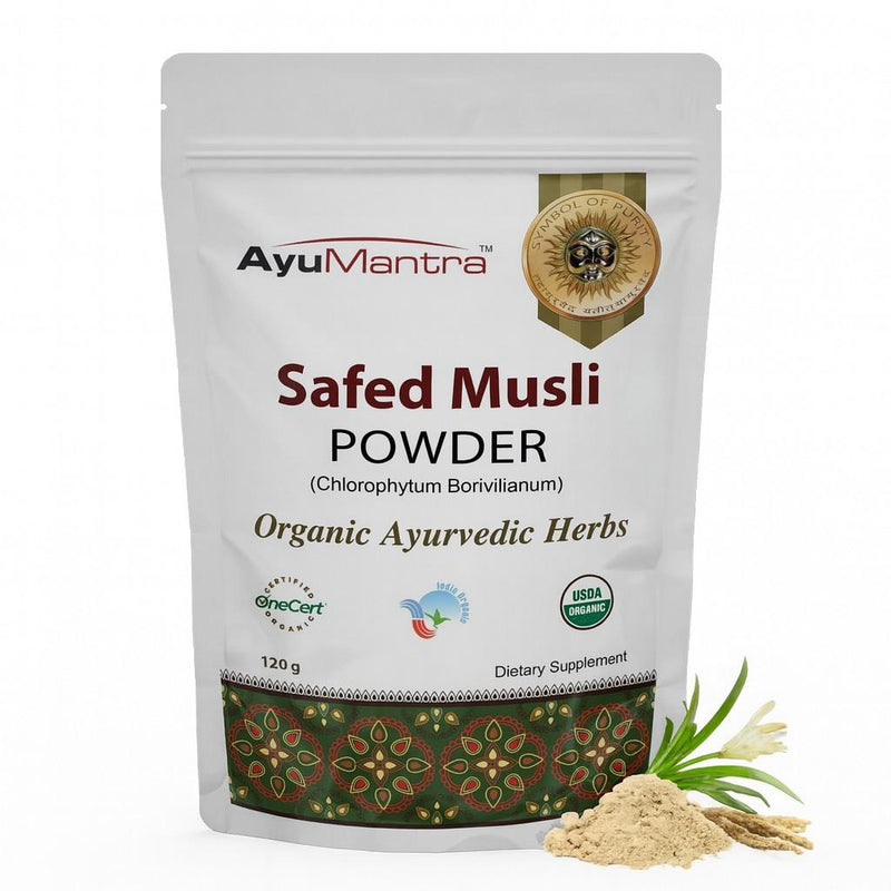 Safed Musli Powder (Chlorophytum borivilianum)