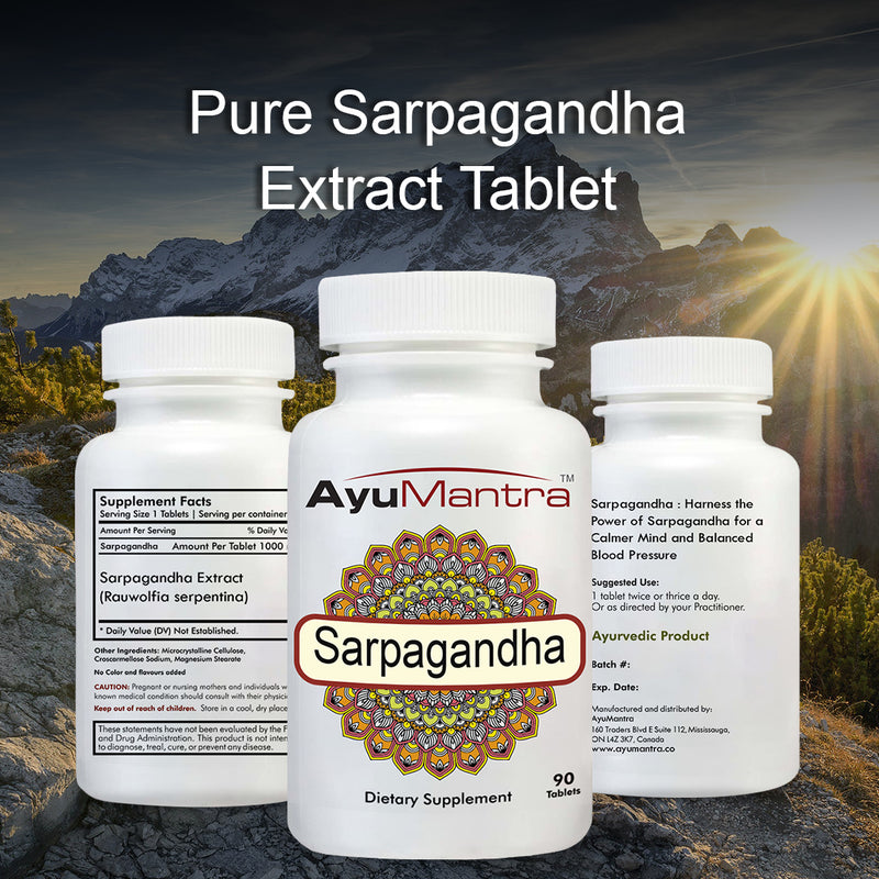 Sarpagandha Tablets - (Rauwolfia serpentina)