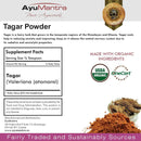 Poudre de tagar (Valeriana Wallichii) -114g