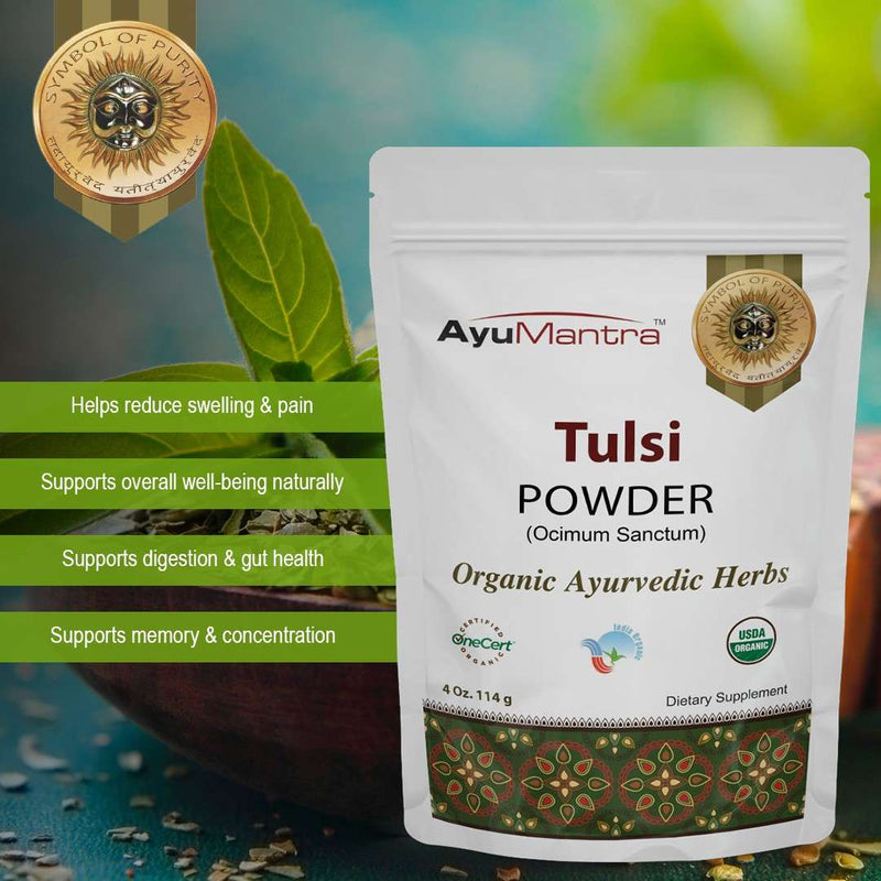 Poudre de Tulsi (Ocimum Sanctum)