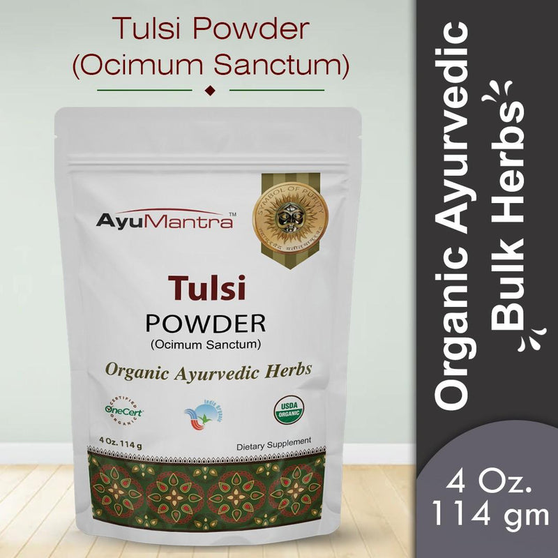 Poudre de Tulsi (Ocimum Sanctum)