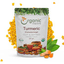 Curcuma (Curcuma longa) coupé et tamisé