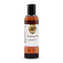 Bottle of AyuMantra Bal Ashwagandha Ayurvedic Oil on a white background