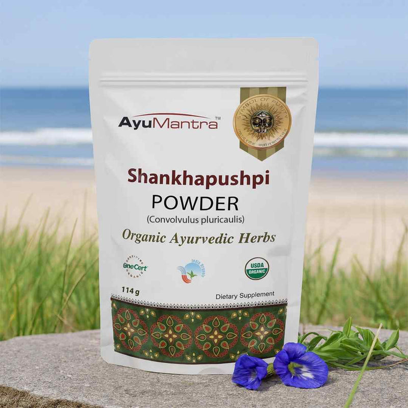 Buy Ayurvedic Shankhapushpi Powder Online | Canada and USA | Ayumantra