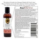 AyuMantra organic Ayurvedic oil bottle with label and text