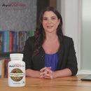 Video shows Ashwagandha Tablets promoting stress relief and naturally boosting muscle and bone strength for active life.