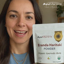 Polvo de Eranda Haritaki (Gandharva Haritaki)