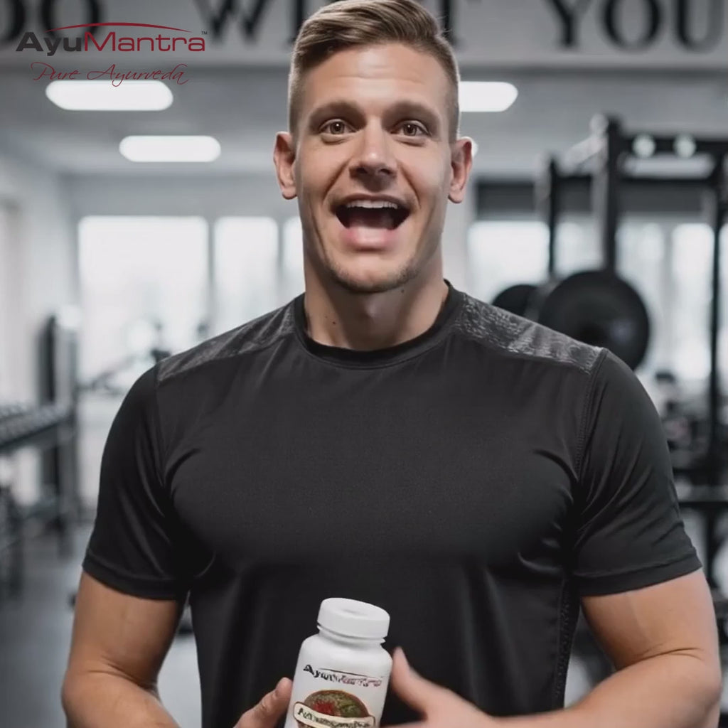 Ashwagandha Tablets shown to boost muscle and bones strength and support male reproductry wellness.