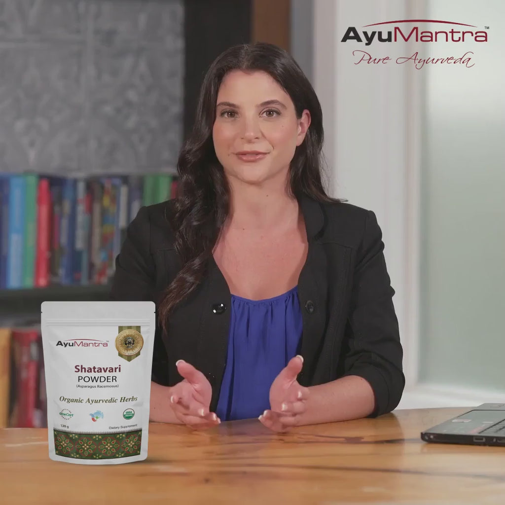 Close-up of Shatavari Powder for hormonal balance, supporting daily vitality and calm through its natural cooling effect.