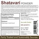 Poudre de Shatavari (Asparagus Racemosus) –114 g | 227 g